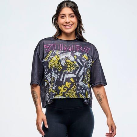 Sizzlin' Mesh Boxy Crop Top